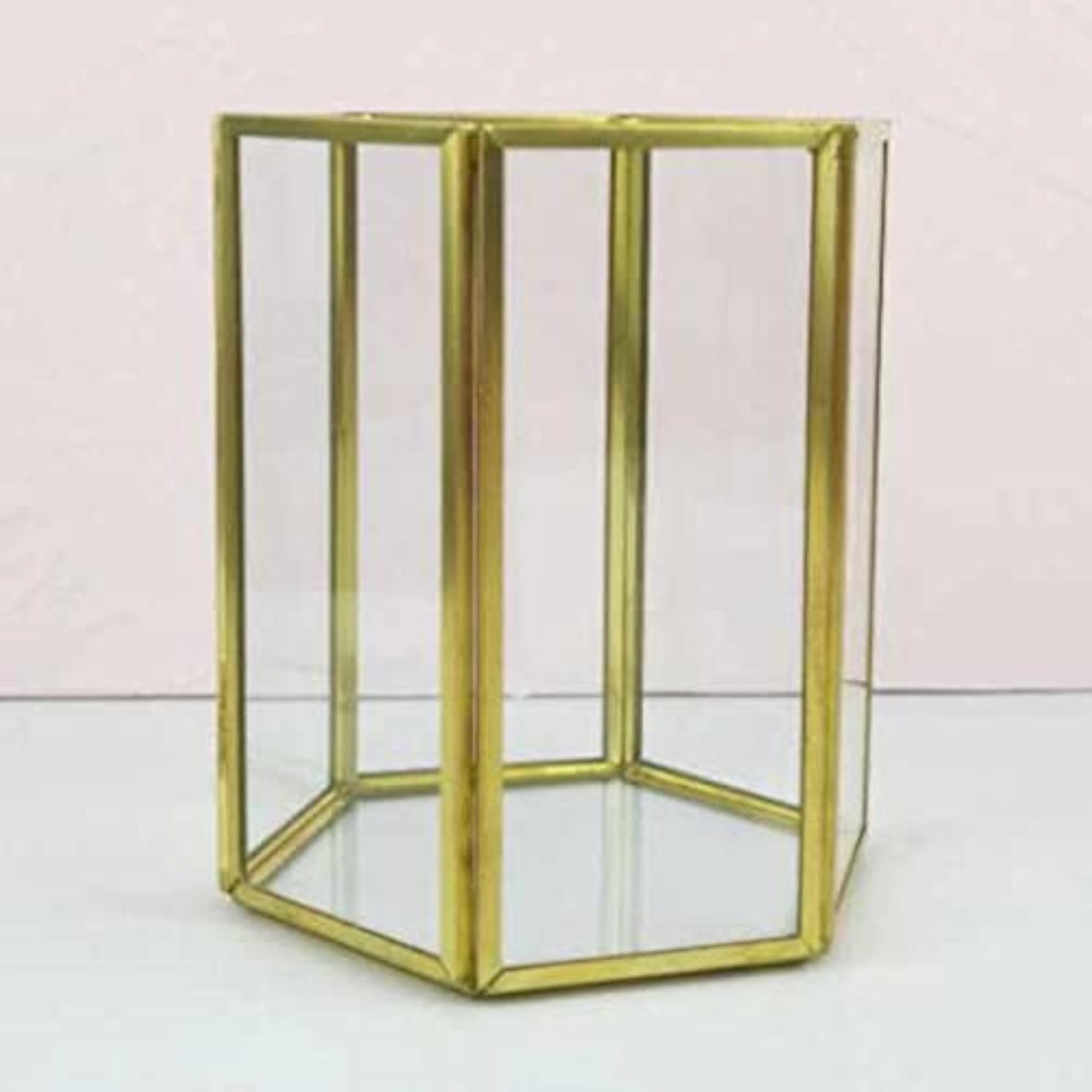 Glass Beauty Box Makeup Brush Holder Container